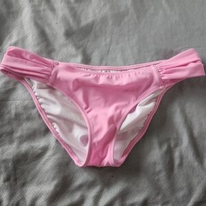 Victoria's Secret Light Pink Bikini Bottom with Ruched Sides